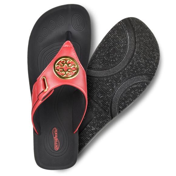 AEROTHOTIC Hazel Women's Thong Sandals – All-Day Comfort & Chic Style! - Picture 4 of 7